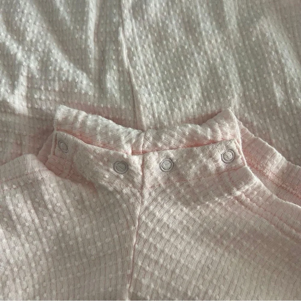 Authentic Celine Baby Pink Romper with Embroidered Bear - Picture 4 of 4